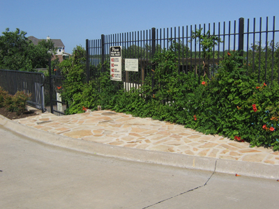 Oklahoma Flagstone on Reinforced Concrete